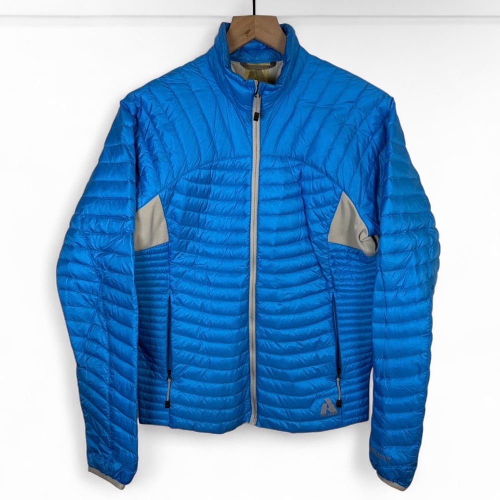 Eddie Bauer First Ascent eb800 Fill Puffer Jacket Women’s Size Medium Blue Gorp